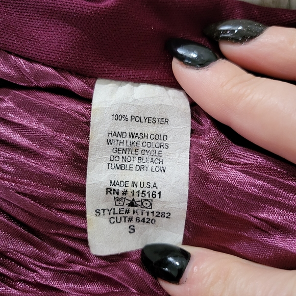 Charlotte Russe Racerback Tank Top Dress Purple Size Small - Picture 5 of 5